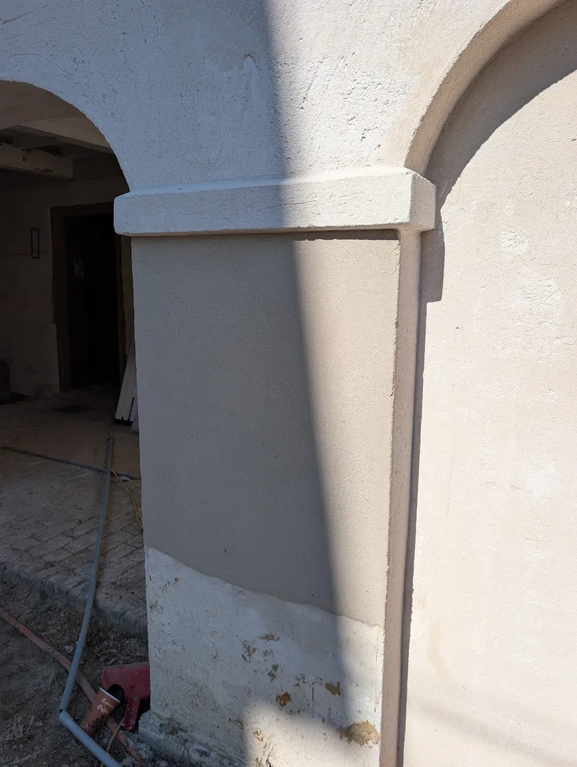 Complex Stucco Repair: method stage project photograph