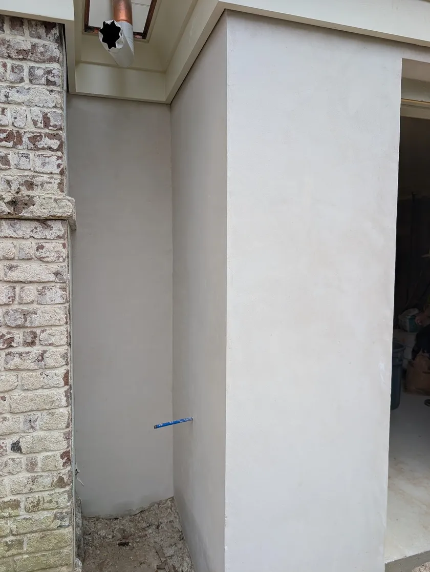 Lime Stucco & Limewash: method stage project photograph