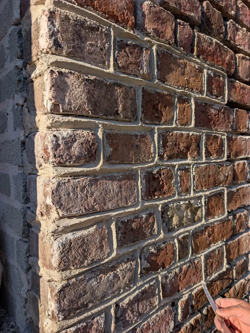Brick Repointing & Masonry: method stage project photograph